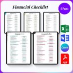 Checklist financial annual