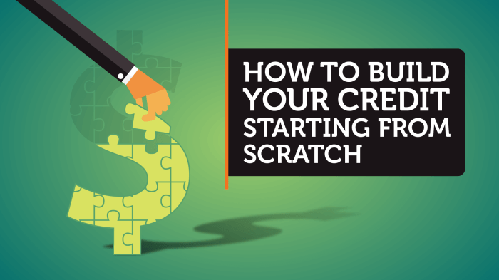 Credit scratch building